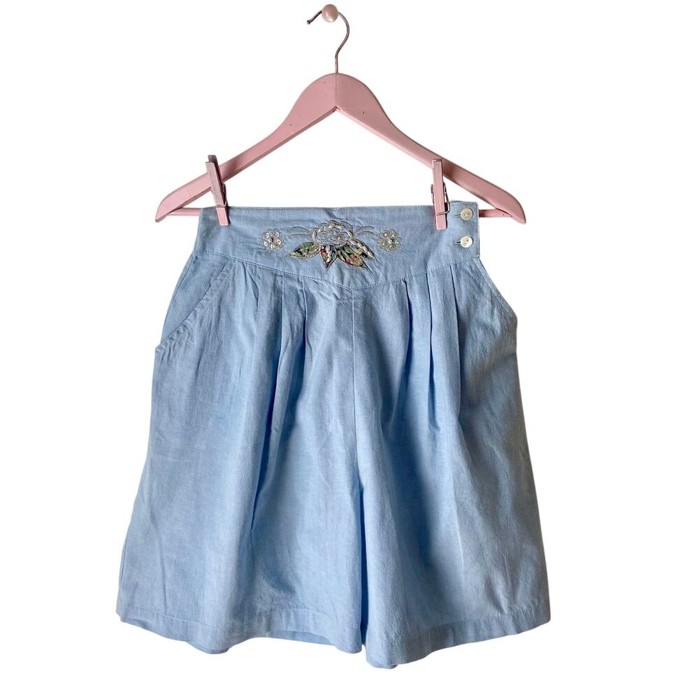 Jane Ashley vintage high-waisted culottes shorts